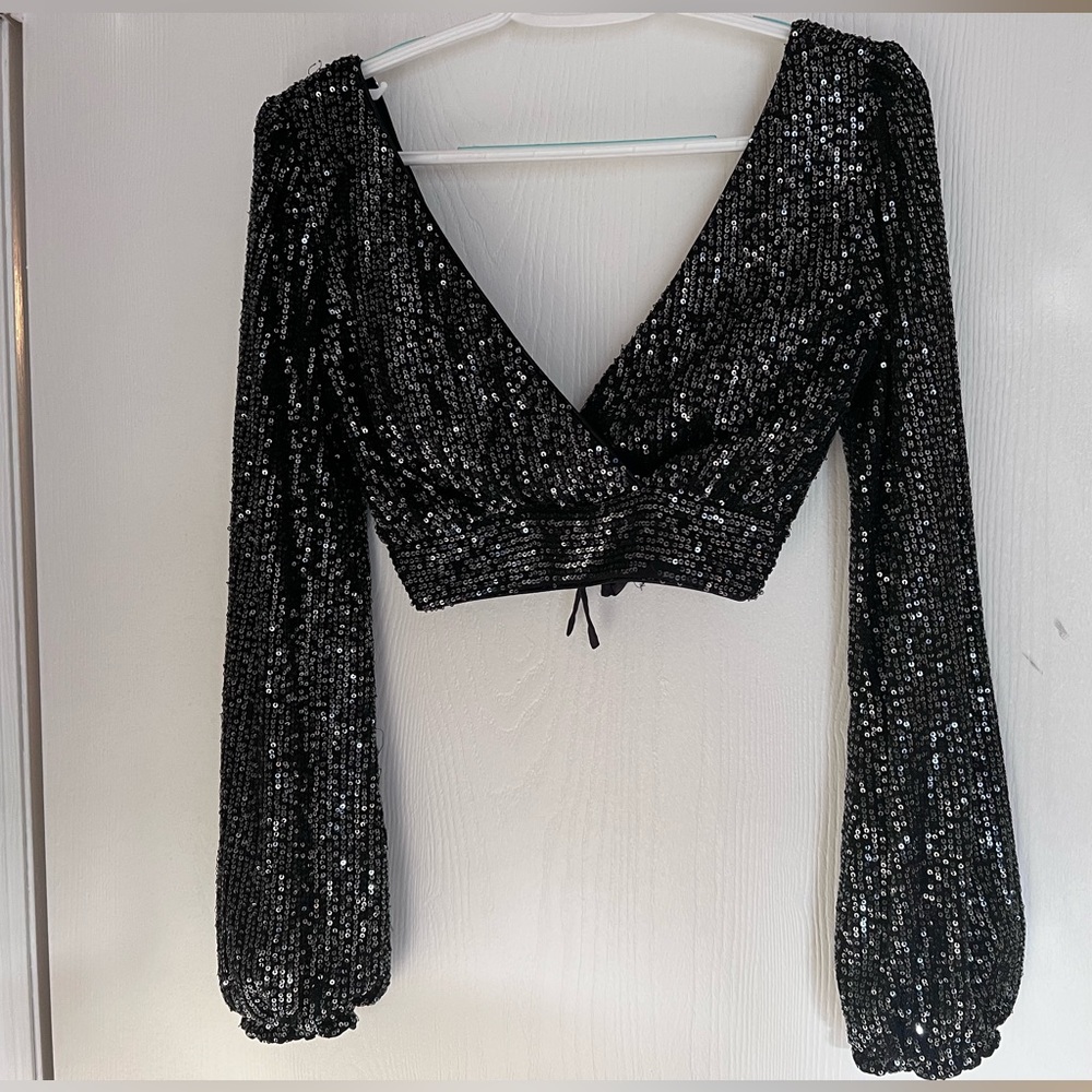 Lulus size XS two piece black set- worn once.